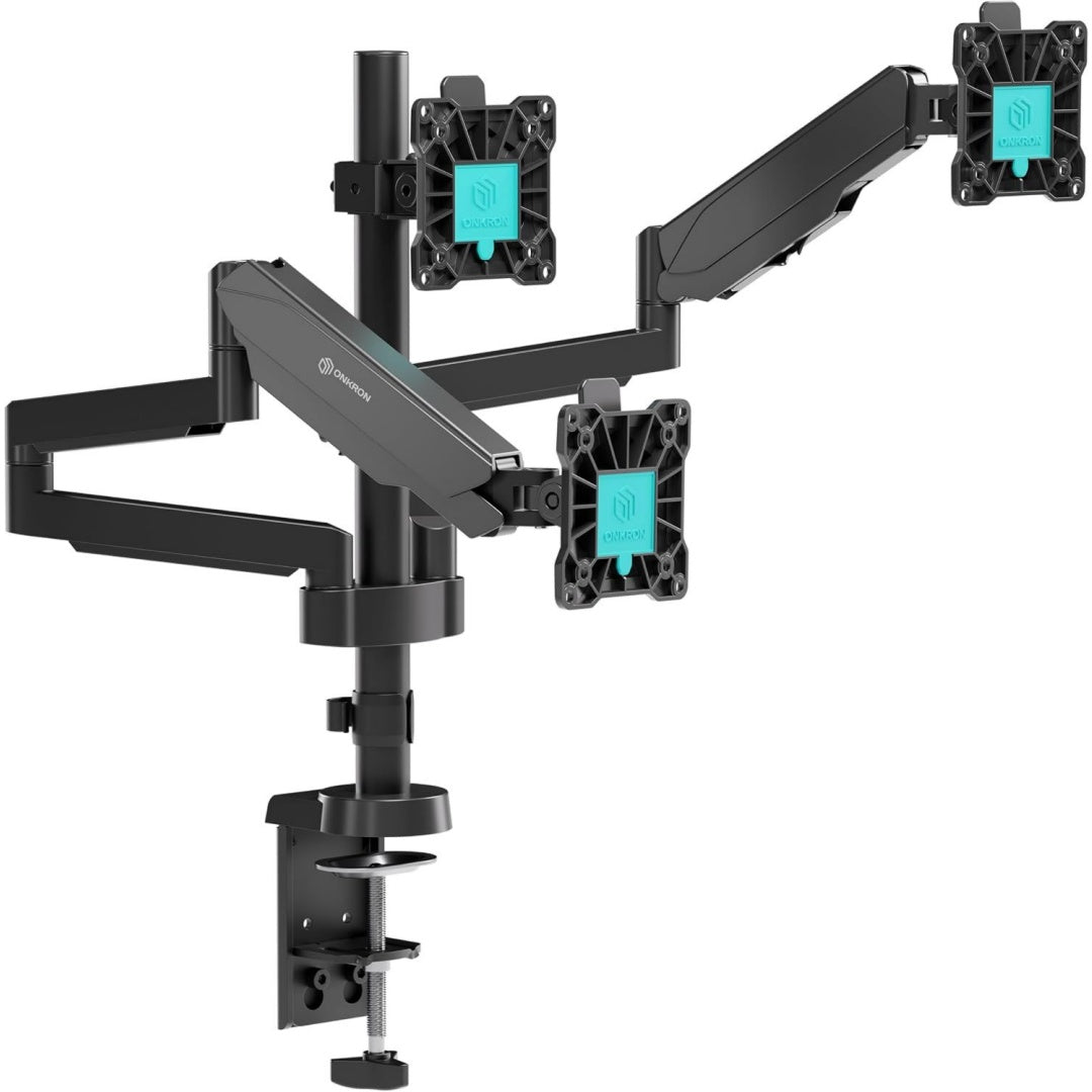 Design versatile bracci per monitor regolabile nero