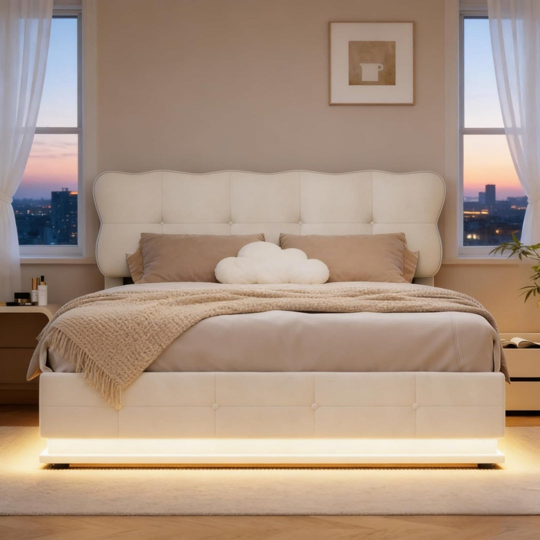 Profilo moderno letti beige