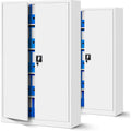 Design versatile armadi archivio in metallo bianco