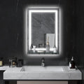 Accento naturale specchi da parete illuminato argento
