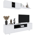 Forma equilibrata pareti attrezzate in legno bianco