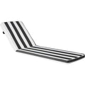 Accento naturale cuscini per sdraio in tessuto antiscivolo da esterno