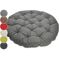 Linea essenziale cuscini per sedie da giardino impermeabile grigio