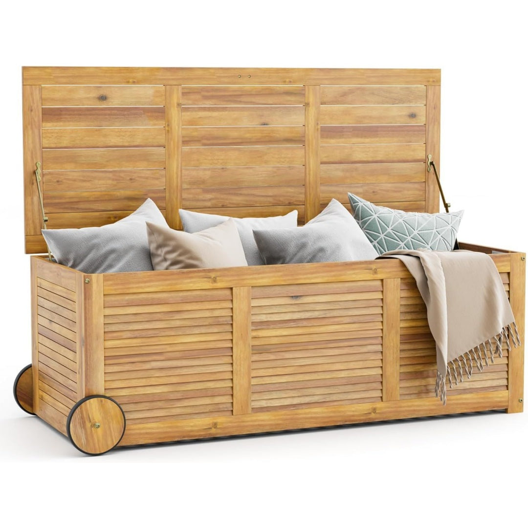 Stile raffinato bauli e contenitori in legno con contenitore