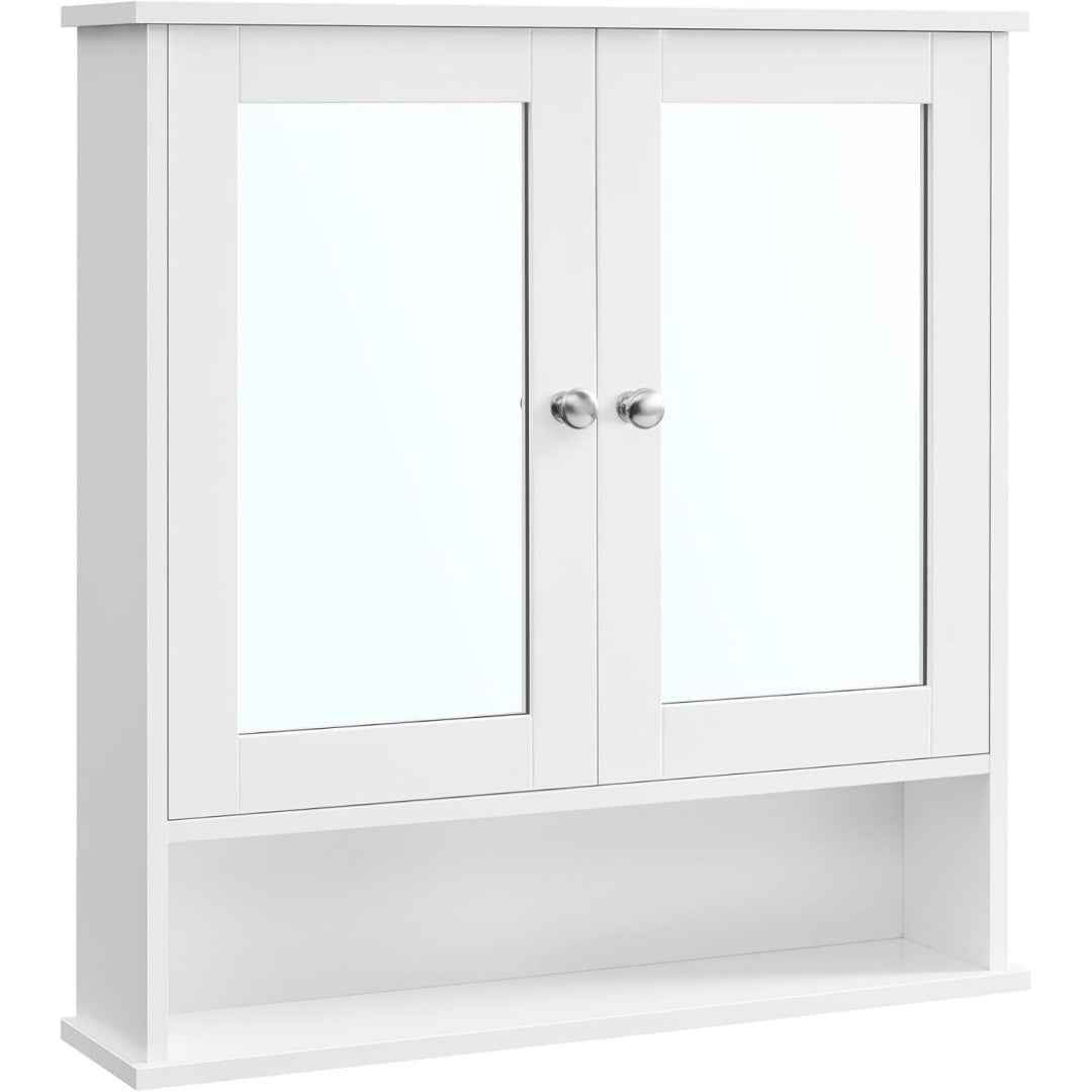 Design versatile armadietti a specchio regolabile grigio