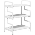 Eleganza pratica supporti per stampante in metallo salvaspazio bianco