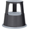 Accento naturale scalette in metallo antiscivolo grigio