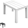 Stile raffinato tavolini da appoggio salvaspazio bianco