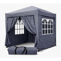 Finitura armoniosa gazebo pieghevole grigio
